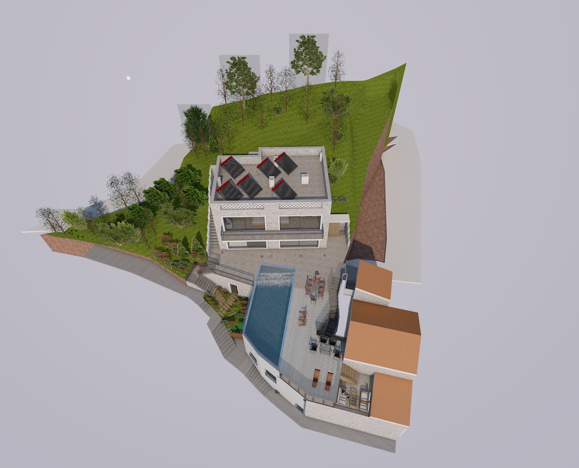 Projekt:<b>
                                                                    Stambeni objekat Podličak - Budva
                                                                </b>